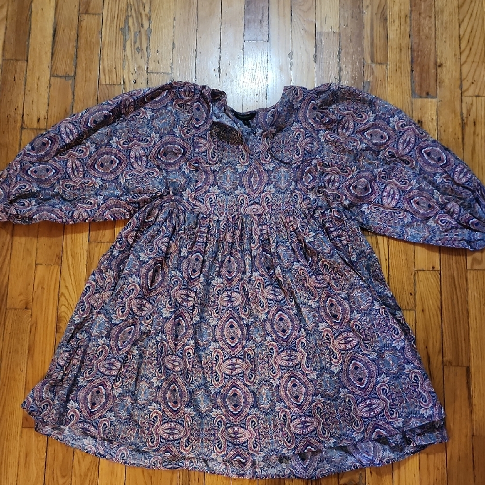 NWOT Banana Republic Factory Women's Paisley Babydoll Dress